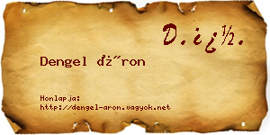 Dengel Áron névjegykártya
